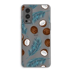 Kokosnoot roze: OnePlus Nord 2 5G Transparant Hoesje