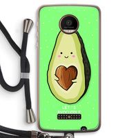 Avocuddle: Motorola Moto Z Force Transparant Hoesje met koord Avocuddle: Motorola Moto Z Force Transparant Hoesje met koord