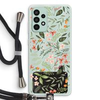 Sweet little flowers: Samsung Galaxy A52s 5G Transparant Hoesje met koord