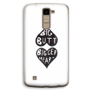 Big butt bigger heart: LG K10 (2016) Transparant Hoesje
