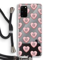 Chicks before dicks: Samsung Galaxy S20 Plus Transparant Hoesje met koord
