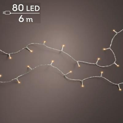 Basic LED rice lights transparant 80 klassiek warm