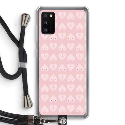 Ass 'n Titties: Samsung Galaxy A41 Transparant Hoesje met koord