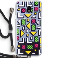 8-bit N°4: Samsung Galaxy J3 (2017) Transparant Hoesje met koord