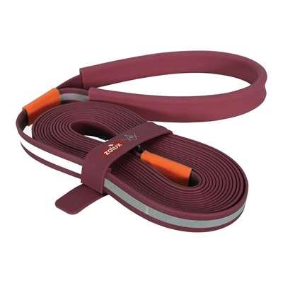 ZOLUX BVK SLEEPLIJN PLAT SILICONEN ROOD ZOLUX BVK SLEEPLIJN PLAT SILICONEN ROOD