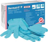 Honeywell Wegwerphandschoen | maat 9 blauw | nitril | EN 374, EN 455 PSA-categorie III | 50 stuks - 074309082C 074309082C - thumbnail