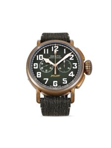 Zenith montre Pilot Type 20 Chronograph Adventure 45 mm pre-owned (2021) - Vert