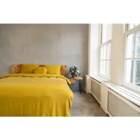 Kayori Izakaya dekbedovertrek Washed Tencel Goud