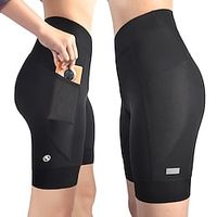 Gelukkig Dames Wielrenshorts Fietsbroek Gevoerde wielrenshorts Fietsen Short / Broekje Compressiekleding Race-pasvorm Bergracen Wegwielrennen Sport Fietsen Anti-Slip Band Draagbaar Hoge Elasticiteit Lightinthebox