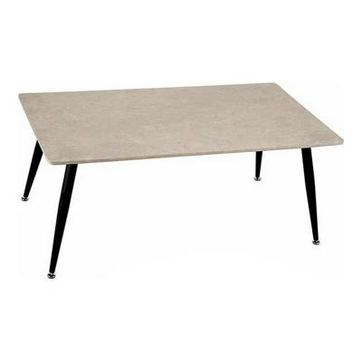 Hoofdtafel Wit Zwart Steen Metaal Melamine Hout MDF