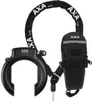 Axa Set Ringslot Imenso XL +insteekketting ULC 130 Bag zwart - thumbnail