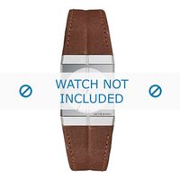 Jacob Jensen horlogeband 243 Leder Bruin 21mm + bruin stiksel Jacob Jensen horlogeband 243 Leder Bruin 21mm + bruin stiksel