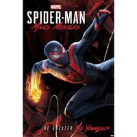 Poster Spider-Man Miles Morales Cybernetic Swing 61x91,5cm - thumbnail