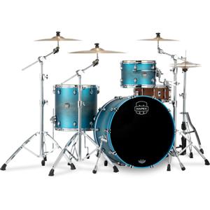 Mapex SE446XHPT Saturn Evo. Hybrid Rock Powerhouse Exotic Azure 3d. shellset