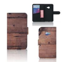 Samsung Galaxy Xcover 4 | Xcover 4s | Book Style Case | Old Wood