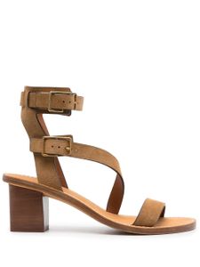 Zadig&Voltaire sandales Cecilia Caprese en cuir 70 mm - Marron