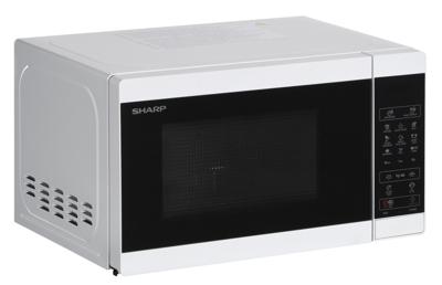 Sharp YC-MG02E-W magnetron Aanrecht 20 l 800 W Blauw, Wit