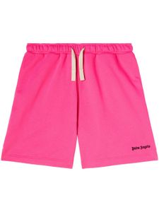 Palm Angels short de sport à logo brodé - Rose