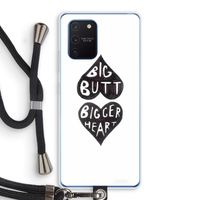 Big butt bigger heart: Samsung Galaxy Note 10 Lite Transparant Hoesje met koord