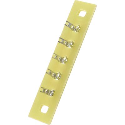 TRU COMPONENTS Soldeerlijst Enkele rij Totaal aantal polen 5 Epoxide (l x b x h) 45 x 9 x 1.5 mm 1 stuk(s)