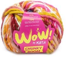 Katia WOW - Chunky Boom 306 Fuchsia-Oranje-Groen-Geel-Blauw