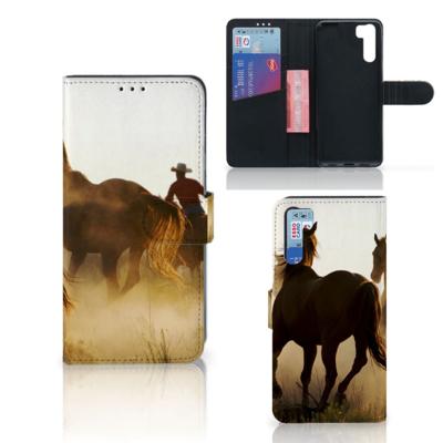 OPPO A91 | Reno3 | Telefoonhoesje | Met pasjeshouder | Design Cowboy