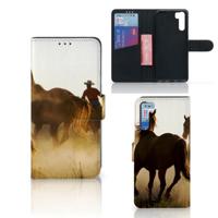 OPPO A91 | Reno3 | Telefoonhoesje | Met pasjeshouder | Design Cowboy