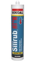 Soudal Silirub HT° - N | Zwart | 300 ml - 108266