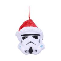 Original Stormtrooper Hanging Tree Ornament Santa Hat 8 Cm