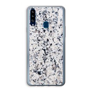 Gespikkelde marmer: Samsung Galaxy A20s Transparant Hoesje