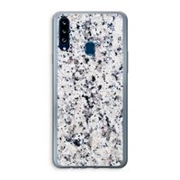 Gespikkelde marmer: Samsung Galaxy A20s Transparant Hoesje