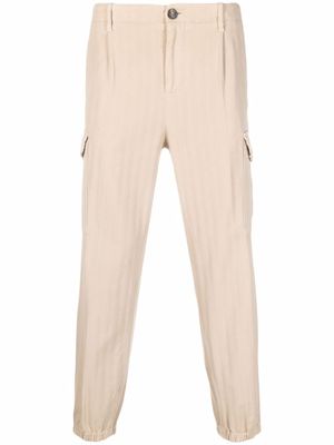 Brunello Cucinelli pantalon à coupe fuselée - Tons neutres