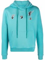 Off-White x MLB hoodie Florida Marlins à logo imprimé - Bleu - thumbnail