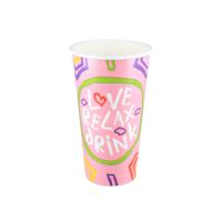 Milkshakebeker Karton 90mm (25x 500cc)