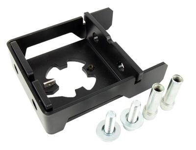Ahead stuurpenadapter Qibbel 1 1/8" geïntegreerde kabels - zwart