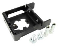 Ahead stuurpenadapter Qibbel 1 1/8" geïntegreerde kabels - zwart