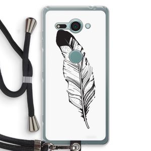 Pluim: Sony Xperia XZ2 Compact Transparant Hoesje met koord