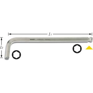 Hazet HAZET 2105LG-05 Inbus Haakse schroevendraaier 5 mm