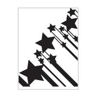 Vaessen Creative • embossing folder vallende sterren