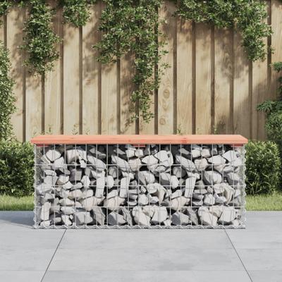 Tuinbank schanskorfontwerp 103x31,5x42 cm massief douglashout