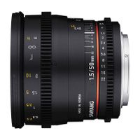 Samyang 50mm T1.5 VDSLR AS UMC Fujifilm X-mount objectief - thumbnail