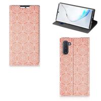 Samsung Galaxy Note 10 | Hoesje met Magneet | Pattern Orange Samsung Galaxy Note 10 | Hoesje met Magneet | Pattern Orange