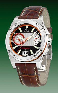Horlogeband Jaguar J612-4 Leder Bruin 20mm