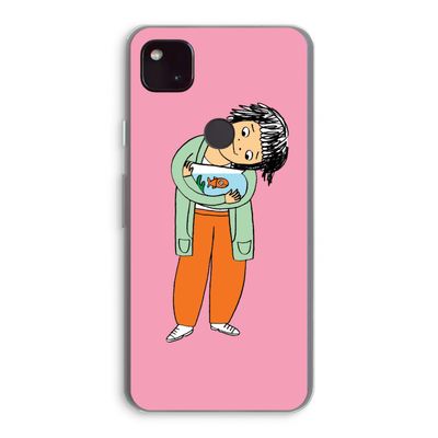 Visknuffel: Google Pixel 4a 5G Transparant Hoesje