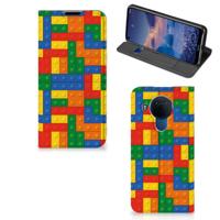 Nokia 5.4 | Hoesje met Magneet | Blokken