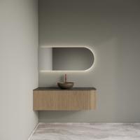 Badkamermeubelset Gliss Design Alluro 120 cm Links Mist