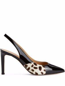 Giuseppe Zanotti escarpins Susie Feline 85 mm à bride arrière - Noir