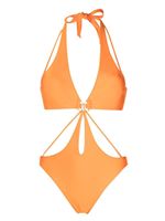 Cult Gaia maillot de bain à dos-nu - Orange - thumbnail