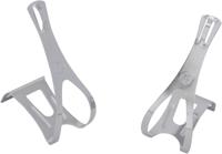 CONTEC Ct pedal clips track niro silver 2pcs