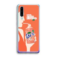 Peach please!: Huawei P30 Transparant Hoesje